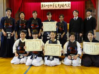 剣道部は土曜日に練習試合を行いました。