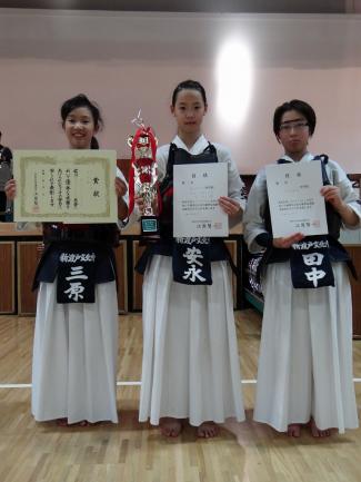 中体連新人戦にて剣道部は準優勝しました！
