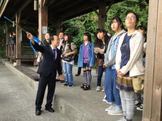 高校修学旅行（台湾）１日目の様子