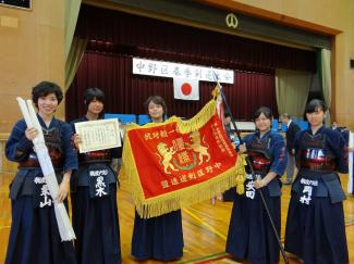 剣道部初心者１級審査に合格しました！