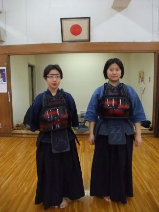 剣道部初心者１級審査に合格しました！