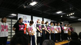 高校スポーツコースは元オリンピック選手のトークリレーに参加しました。