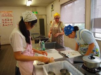 今学期最後の英会話はEnglish Kitchen!