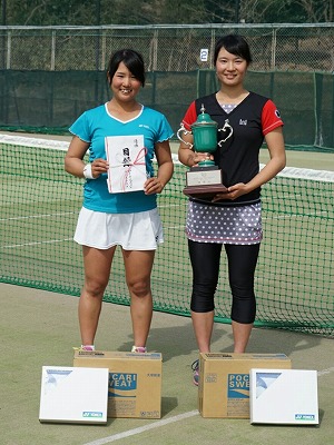 テニス細木さん、ダブルスで優勝！