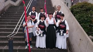 中学弓道部が東京都中学校弓道団体選手権に出場しました
