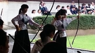 高校弓道部が東京都秋季大会に出場しました