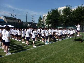 本日は中高合同スポーツ大会です！