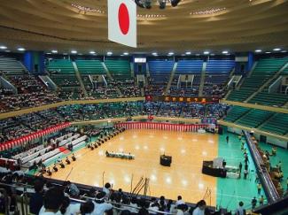 中学弓道部が全日本少年少女武道錬成大会に出場しました