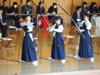 弓道部が全国私立高等学校弓道大会に出場しました