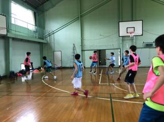 男子バスケットボール部夏季合宿が行われました。