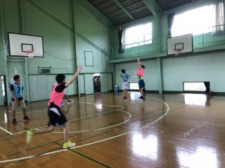 男子バスケットボール部夏季合宿が行われました。