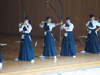 弓道部が東京都個人選手権大会と９支部大会に出場しました。