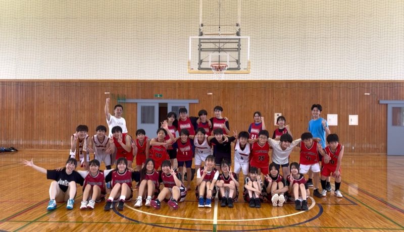 中高バスケ部が夏合宿を行いました